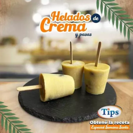 Helados de Crema y Pasas TIPS RA0000670
