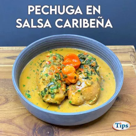 Pechuga Rellena en Salsa Caribena TIPS RA0001067