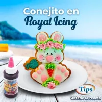Conejito de Pascua en Royal Icing TIPS RA0000569