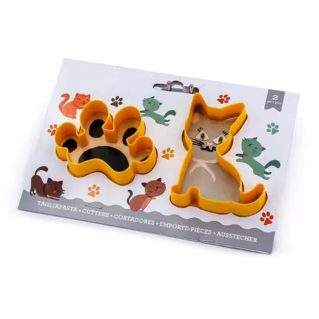 Cortador de Galletas de Gato, Set de 2 Unidades TIPS ZNP-162