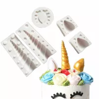 Molde de Silicon de Cuerno de Unicornio  MASTER CHEF 0760840