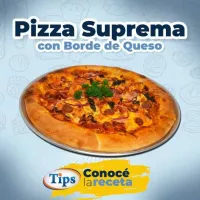 Pizza Suprema con Borde de Queso TIPS RA0000744