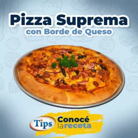 Pizza Suprema con Borde de Queso TIPS RA0000744