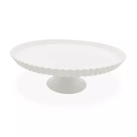 Pedestal Plastico de 14 Pulgadas, Color Blanco TIPS E-080-1