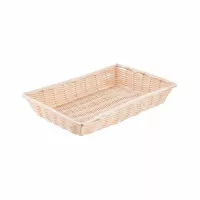 Canasta Rectangular Natural de 16 x 11-3/4 x 3 Pulgadas TABLECRAFT 1189W