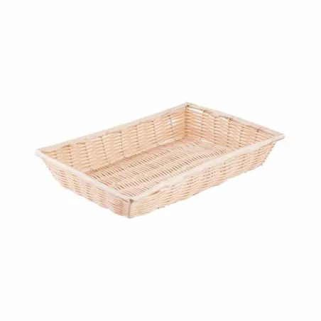 Canasta Rectangular Natural de 16 x 11-3/4 x 3 Pulgadas TABLECRAFT 1189W
