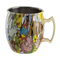 Jarra Moscow Mule Diamond de Acero Inoxidable de Animal World de 550 Mililitros MASTER CHEF 9891918