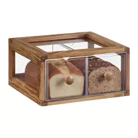 Urna Exhibidora para Reposteria de 2 Compartimientos MASTER CHEF 6316-2