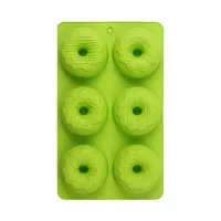 Molde de Silicon de Donas de 6 Cavidades TIPS ZNP-011