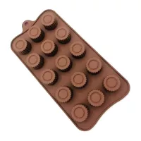 Molde de Silicon de Bombones Redondos con 15 Cavidades MASTER CHEF 9890477