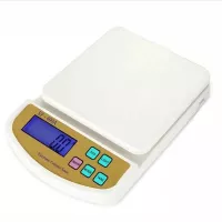 Balanza Digital de 5 Kilogramos de Color Blanco TIPS C-269
