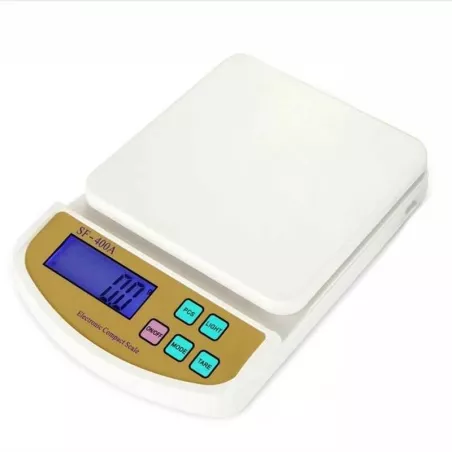 Balanza Digital de 5 Kilogramos de Color Blanco TIPS C-269