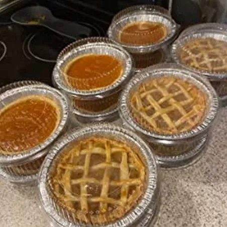 Molde de Aluminio Desechable para Pie de 7 Pulgadas con Tapa -Unidad- TIPS D-216-1/HJ