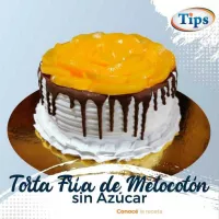 Torta Fria de Melocoton sin Azucar TIPS RA0000855
