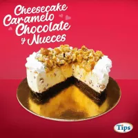 Cheesecake de Caramelo de Chocolate y Nueces TIPS RA0000170