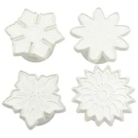 Marcadores de Plastico de Flores, Set de 4 Piezas TIPS ZN2026