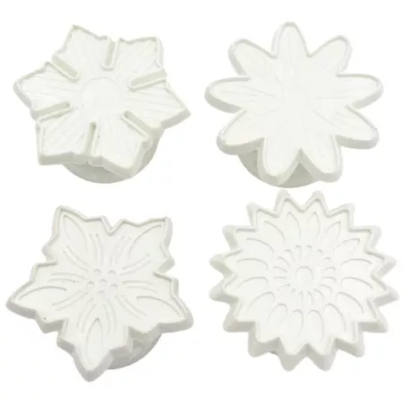 Marcadores de Plastico de Flores, Set de 4 Piezas TIPS ZN2026