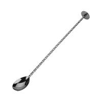 Cuchara de Bar Deluxe de Acero Inoxidable de Color Negro Metal de 11 Pulgadas MASTER CHEF 9891805