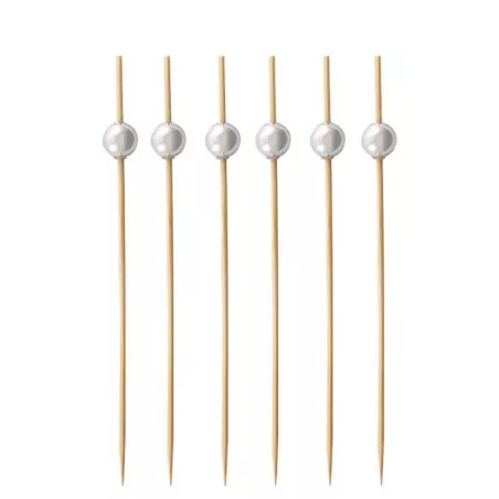 Pincho de Bola de Color Plateado de 9 Centimetros, Paquete de 50 Unidades TIPS ARK25-36