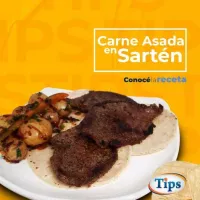 Carne Asada en Sarten y Papitas Salteadas TIPS RA0000553