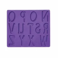 Molde de Silicon para Fondant del Abecedario de la N - Z TIPS 030-AM