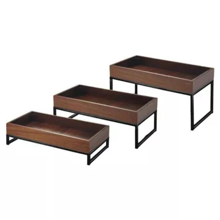 Base Exhibidora Rectangular de 40 x 20 x 11 Centimetros MASTER CHEF 6024B-1