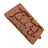 Molde de Silicon de Guitarras de 10 Cavidades MASTER CHEF 9890500