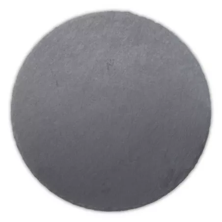 Plato Redondo de Piedra de 30 Centimetros de Color Negro TIPS RSD01-23
