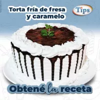 Torta Fria de Fresa y Caramelo TIPS RA0001052
