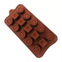 Molde de Silicon de Bombones Surtidos de 15 Cavidades MASTER CHEF 9890487