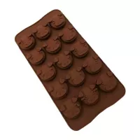 Molde de Silicon, Diseno Cara de Cerdo con 15 Cavidades MASTER CHEF 9890499