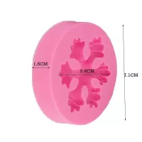 Molde de Silicon para Fondant de Copo de Nieve TIPS 030-66 2