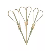 Pincho de Bambu de Corazon 9 Centimetros, Paquete de 50 Unidades TIPS RRA30-12