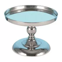 Quequera Metalica Plateada de 31 x 21 Centimetros SIN ASIGNAR CS8005-31S