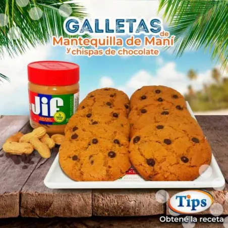 Galletas de Mantequilla de Mani y Chispas TIPS RA0000647