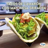 Tacos de Camaron con Mayonesa Sriracha TIPS RA0000072