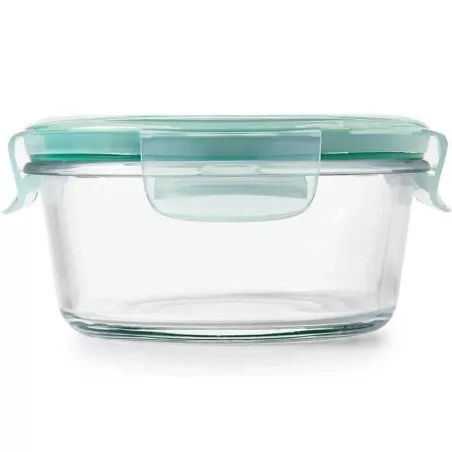 Contenedor Vidrio Redondo Hermetico de 950 Mililitros TIPS A-171-03