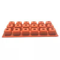Molde de Silicon de Cuadros con Borde de 18 Cavidades TIPS RRA02-46