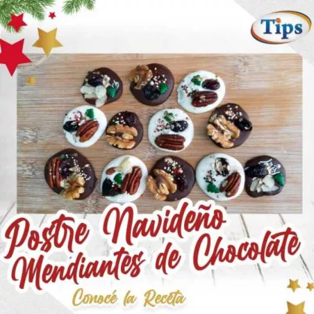 Postre Navideno Mendiantes de Chocolate TIPS RA0000450