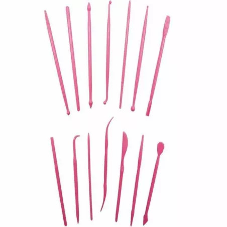 Estecas de Plastico, Set de 14 Unidades TIPS ZN122