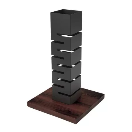 Base Exhibidora de Madera de 16 x 16 x 55 Centimetros MASTER CHEF 6009-1K