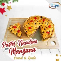 Pastel Navideno de Manzana TIPS RA0000430