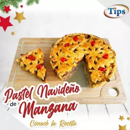 Pastel Navideno de Manzana TIPS RA0000430