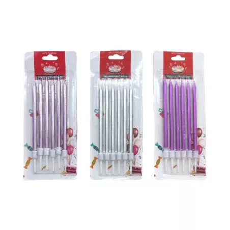 Candelas Mixtas de Colores Surtidos TIPS BDL-007