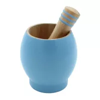Mortero de Bambu de Color Celeste TIPS CXR-026