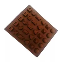 Molde de Silicon de Figuras Surtidas de 30 Cavidades MASTER CHEF 9890490
