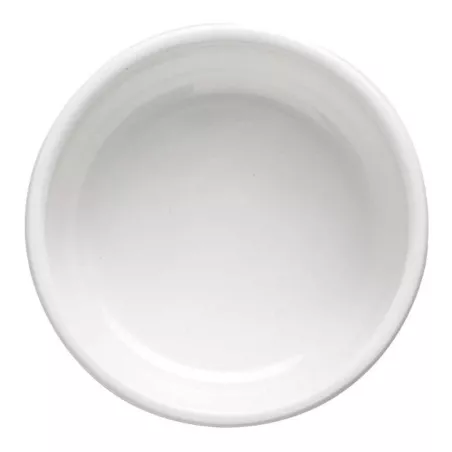 Plato Mini Redondo de Melamina de 4 Pulgadas de Color Blanco TABLECRAFT 10311W