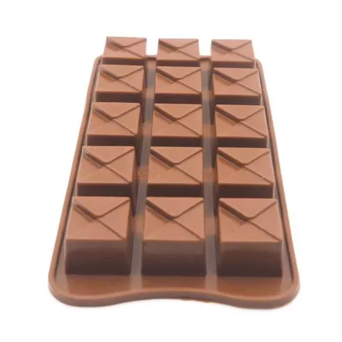 Molde de Silicon de Bombon Cuadrado de 15 Cavidades TIPS RRA02-176