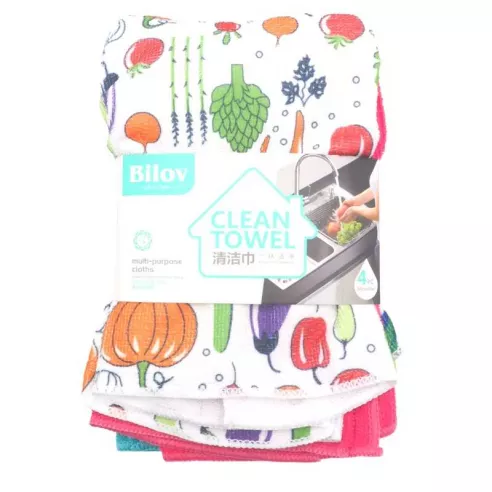 Toallas de Microfibra de 40 x 48 Centimetros, Set de 4 Unidades SIN ASIGNAR MAA-03-02