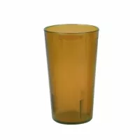 Vaso Tumbler de Policarbonato de 12 Onzas, Color Ambar  MASTER CHEF 8501 AMBAR